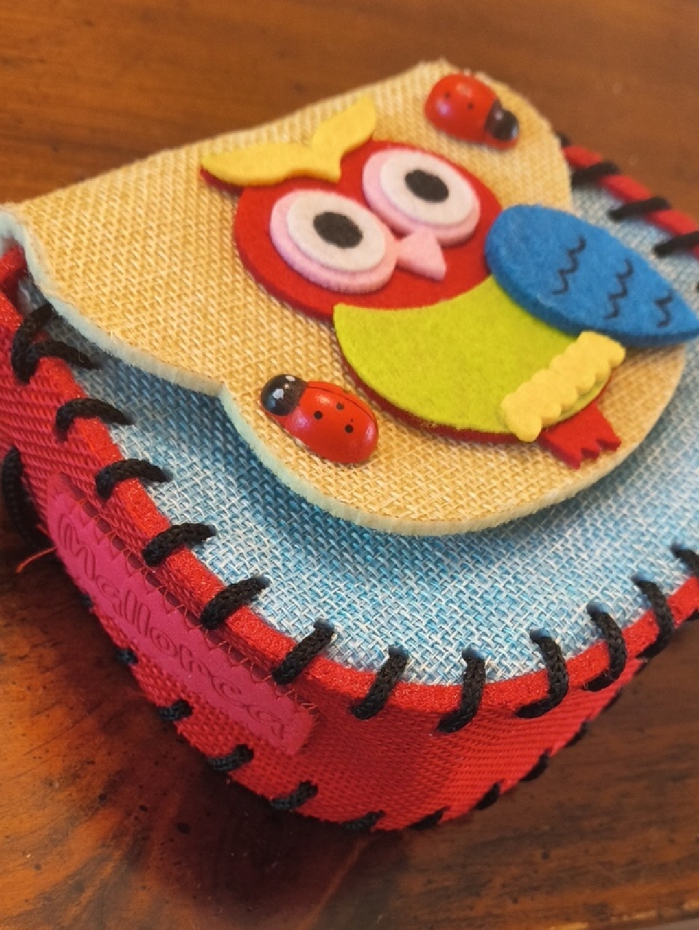 Italian Kids Hand Sewn Owl Bag